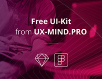 Free UI-Kit for Sketch & Figma