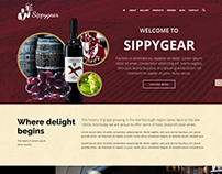 Website and Logo Design for a Wine Bar