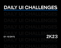Daily UI Challenges Web Design