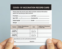 Free COVID-19 Vaccination Card Printable Template