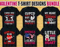 Valentine T Shirt Design Bundle