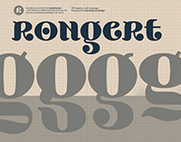 Rongert - display font
