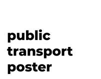 Public transport poster | STGU