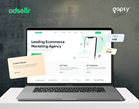 Adsellr: Web UI/UX for Ecommerce Digital Agency