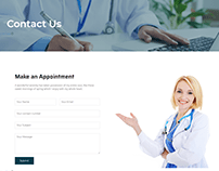 Health care website design/ contact