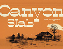 Canyon Slab – Wild West Typeface