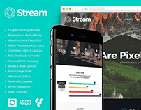 Stream One Page WordPress Theme by Visualmodo