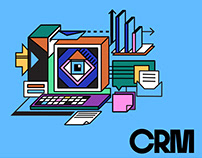 Illustrations for CRM System