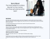 Bonsi Blend Website