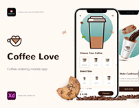 Coffee Love Mobile App Design