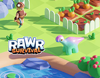 Rawr Survival - 3D Game Mobile Concept