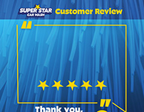 Super Star Car Wash Customer Review Templates