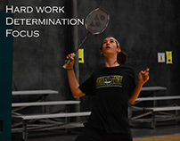 Visual Poetry with Badminton