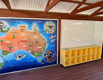 Kinross Primary School Map Mural