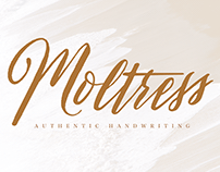 Moltress - Handwritten Typeface