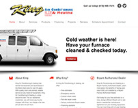 King Air Conditioning & Heating website