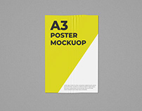 A3 Poster Mockup