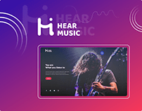 Hear Music — Music Company Multipurpose UI Template