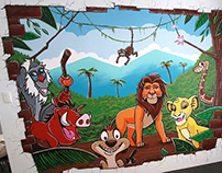 Lion King Bedroom Mural