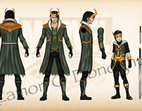 Marvel Select Loki Action figure design