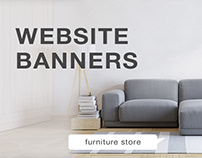 Website banners (furniture store)