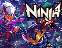 Ninja All-Stars Key Visual and Karate Fight