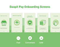 UI / UX for Swapit Pay -Onboarding Screens