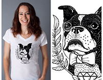 Boston Terrier Rescue Fundraising Shirt Design
