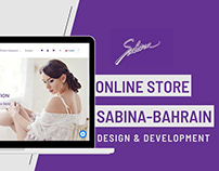 website design & development - sabina-bahrain.com
