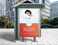 Brand Promotion Poster Mockup Free