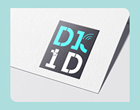 Mockup Design Logo Re-Branding "DK ID"