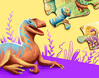Dinosaur puzzles fo kids