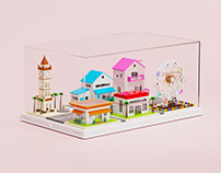 Town Assembled Model Toys