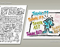 Thank You: still and motion illustration