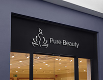 Pure Beauty brand identity design