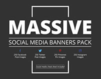 Massive Social Media Banners Pack
