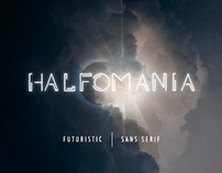 HALFOMANIA - FREE FUTURISTIC SANS SERIF