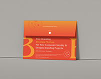 Free Branding Envelope Mockup