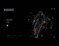 Woodkid | promo website redesign concept UI/UX