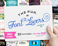 The PUA Font Lovers Bundle