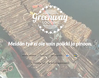 Responsive Wordpress "one pager" for Greenway Logging.