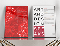 Art & Design Speaks Posters