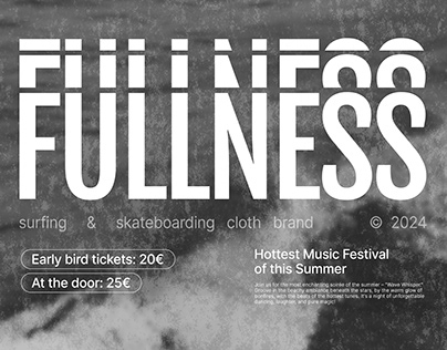 FULLNESS ⓒ // Surfing & Skateboarding Cloth Brand