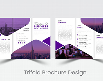 Creative Trifold Brochure Design Template