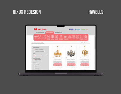 UI/UX Redesign-Havells