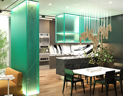Apartment 373 interior design by Arkadii Olshevskyi