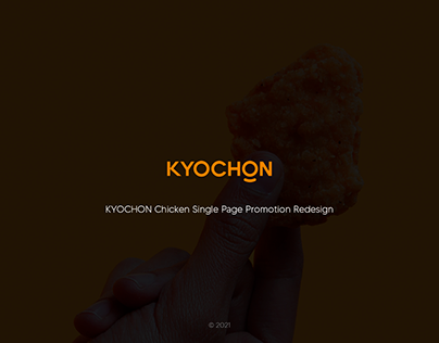 KYOCHON Chicken Single Page Promotion Redesign