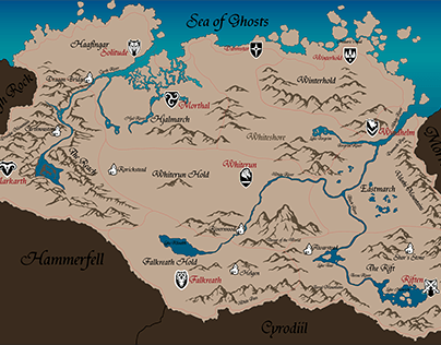 Skyrim Map Animation