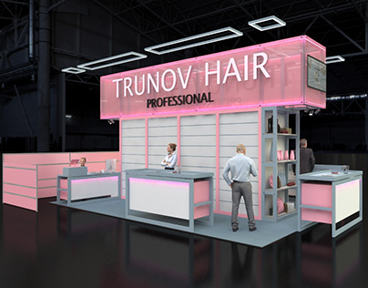 Торгово-выставочный стенд компании Trunov Hair