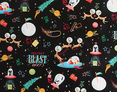Cost Plus World Market Holiday Wrapping Paper